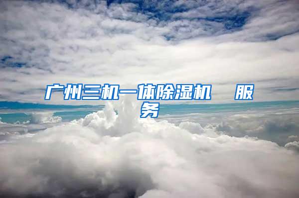 广州三机一体除湿机  服务