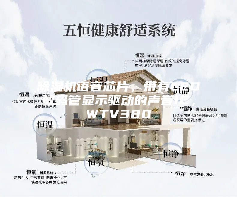 除湿机语音芯片，带有LED数码管显示驱动的声音IC，WTV380