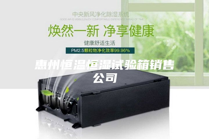 惠州恒温恒湿试验箱销售公司