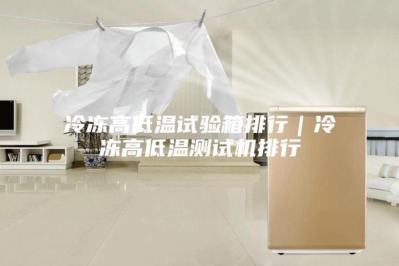 冷冻高低温试验箱排行｜冷冻高低温测试机排行