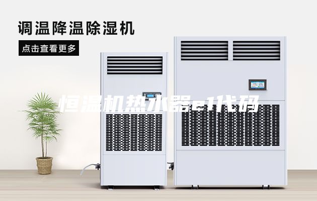 恒温机热水器e1代码