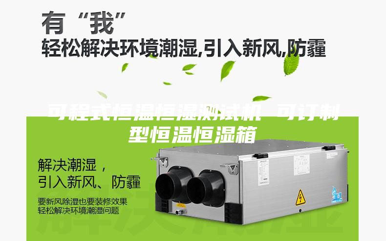可程式恒温恒湿测试机 可订制型恒温恒湿箱