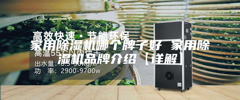 家用除湿机哪个牌子好 家用除湿机品牌介绍【详解】