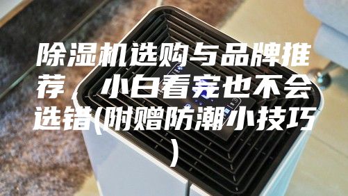 除湿机选购与品牌推荐,小白看完也不会选错(附赠防潮小技巧)