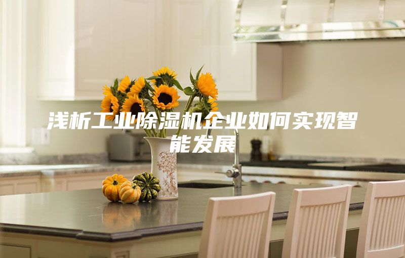 浅析工业除湿机企业如何实现智能发展
