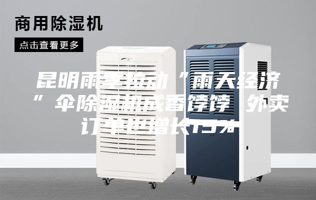 昆明雨季拉动“雨天经济”伞除湿机成香饽饽 外卖订单也增长15%