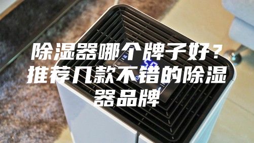 除湿器哪个牌子好？推荐几款不错的除湿器品牌