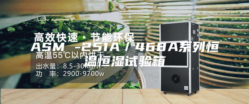 ASM -251A／468A系列恒温恒湿试验箱