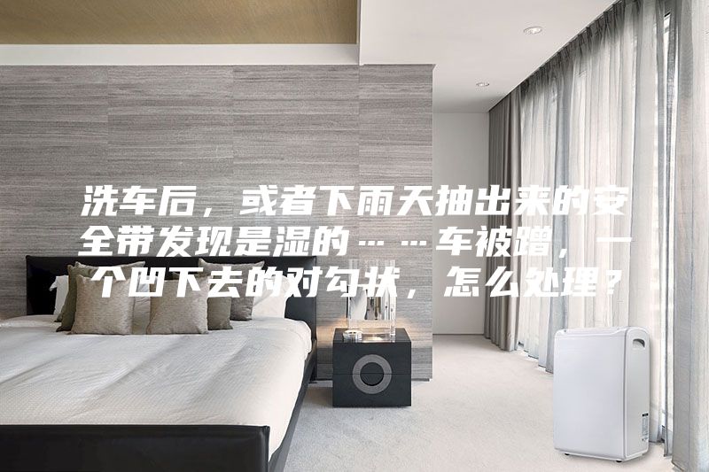 洗车后，或者下雨天抽出来的安全带发现是湿的……车被蹭，一个凹下去的对勾状，怎么处理？