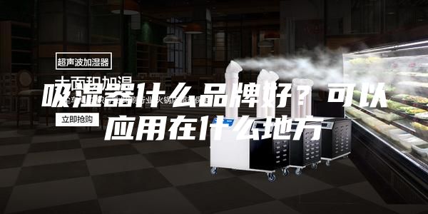 吸湿器什么品牌好？可以应用在什么地方