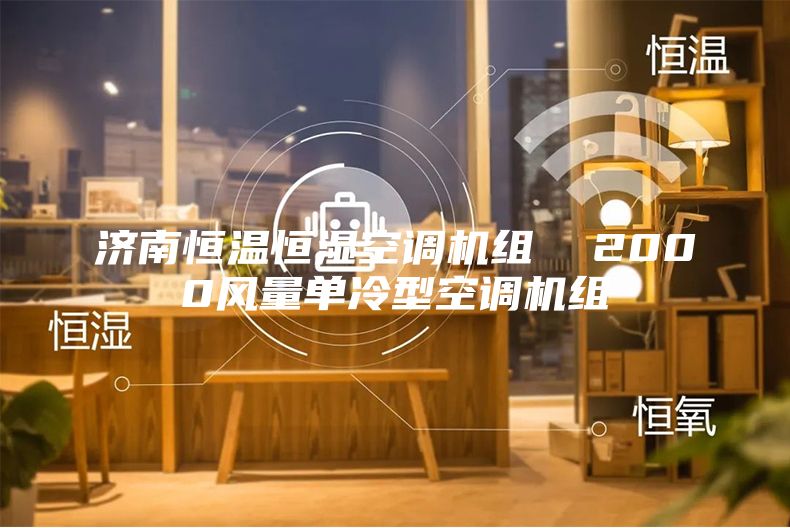 济南恒温恒湿空调机组  2000风量单冷型空调机组