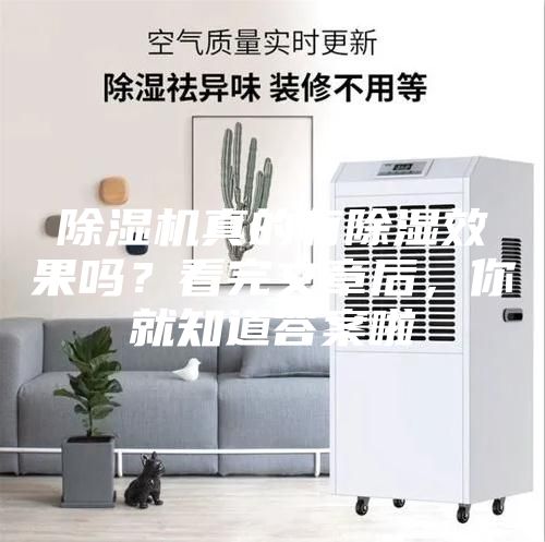 除湿机真的有除湿效果吗？看完文章后，你就知道答案啦