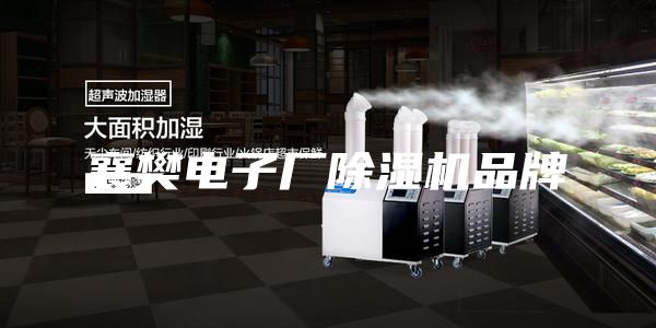 襄樊电子厂除湿机品牌
