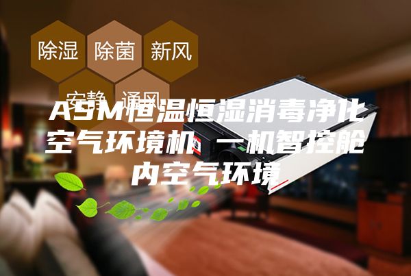ASM恒温恒湿消毒净化空气环境机 一机智控舱内空气环境