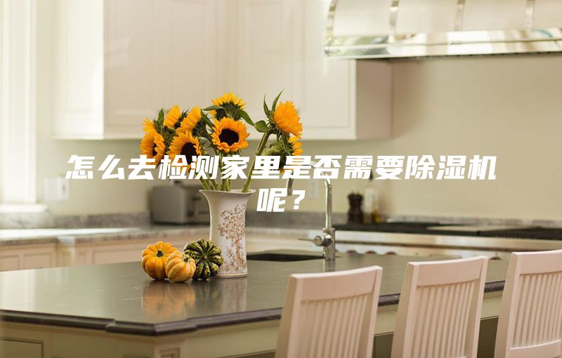 怎么去检测家里是否需要除湿机呢？