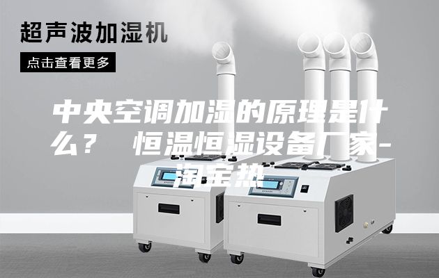 中央空调加湿的原理是什么？ 恒温恒湿设备厂家-淘宝热