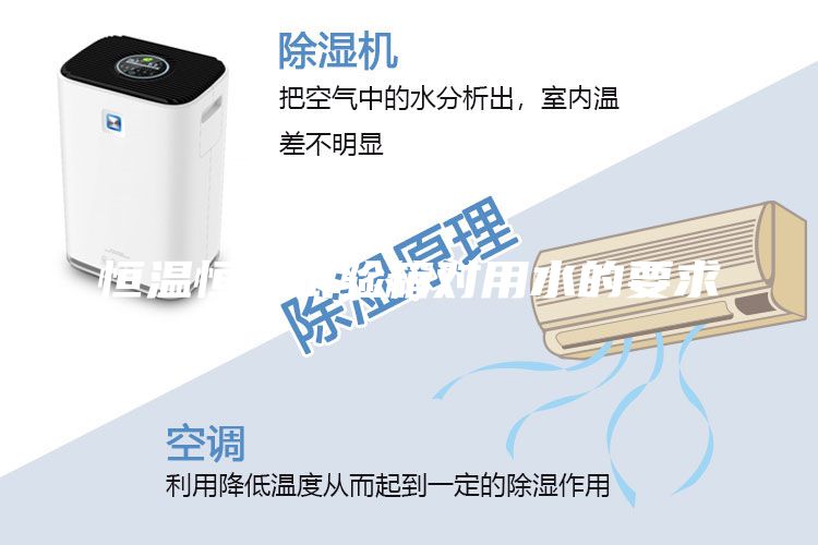 恒温恒湿试验箱对用水的要求