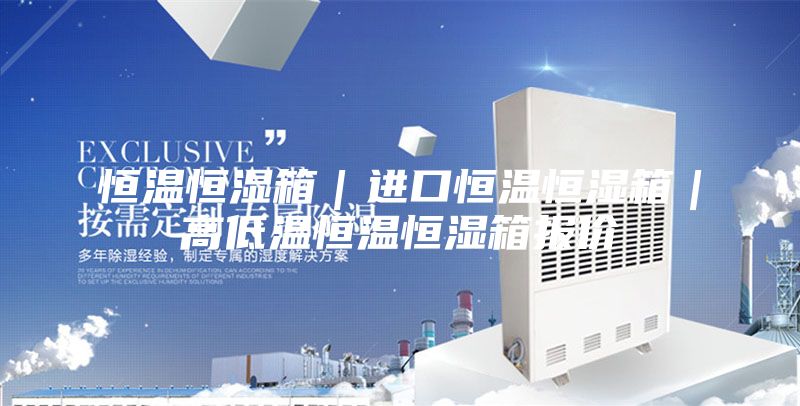 恒温恒湿箱｜进口恒温恒湿箱｜高低温恒温恒湿箱报价