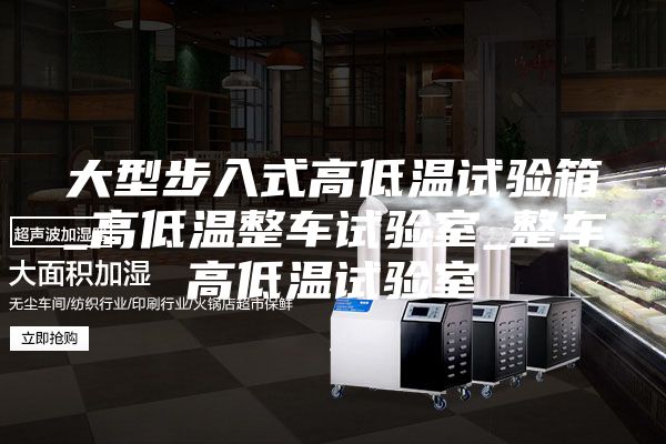 大型步入式高低温试验箱_高低温整车试验室_整车高低温试验室