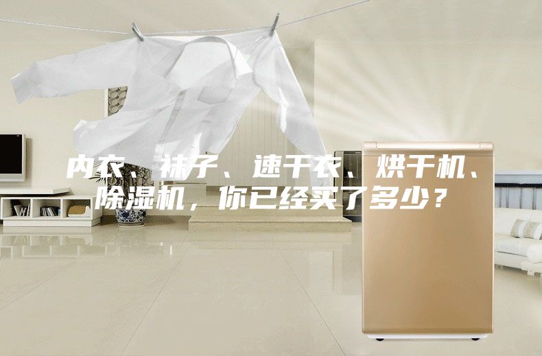 内衣、袜子、速干衣、烘干机、除湿机，你已经买了多少？