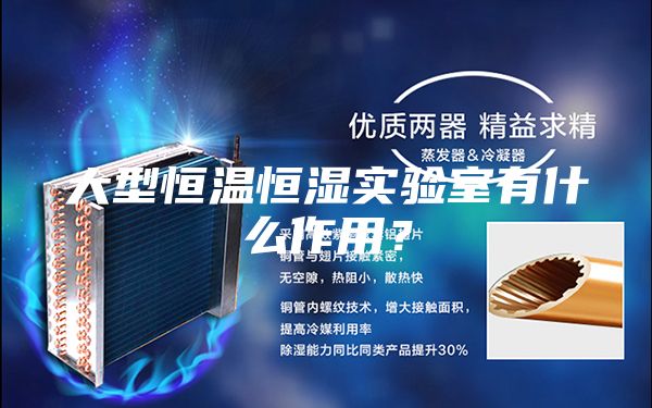 大型恒温恒湿实验室有什么作用？
