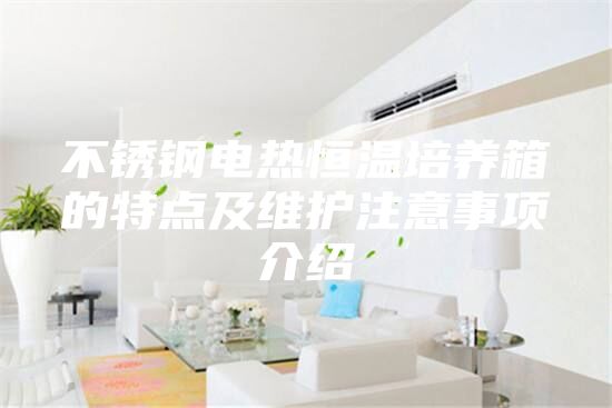 不锈钢电热恒温培养箱的特点及维护注意事项介绍