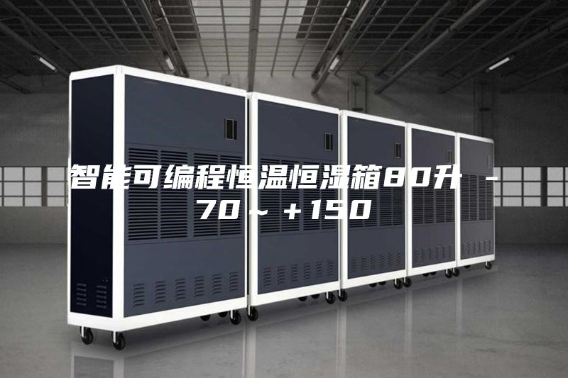 智能可编程恒温恒湿箱80升 -70～＋150℃