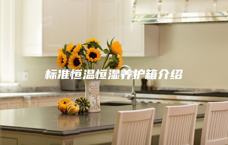 标准恒温恒湿养护箱介绍