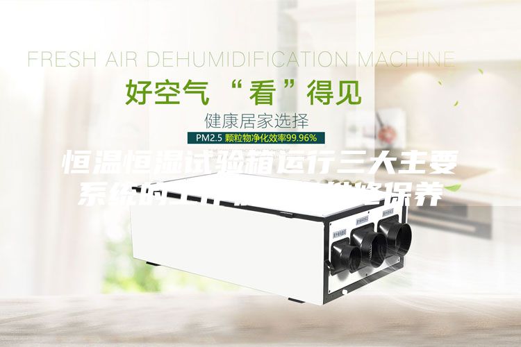 恒温恒湿试验箱运行三大主要系统的工作状态及维修保养