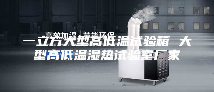 一立方大型高低温试验箱 大型高低温湿热试验室厂家