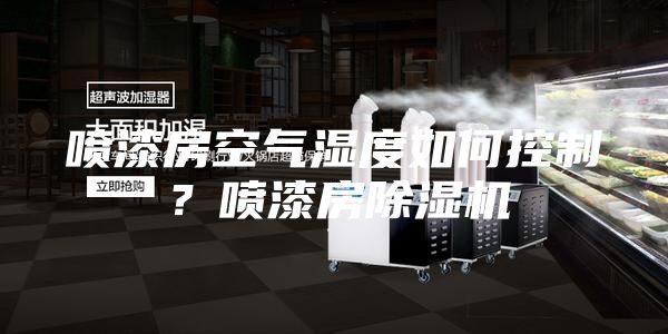 喷漆房空气湿度如何控制？喷漆房除湿机