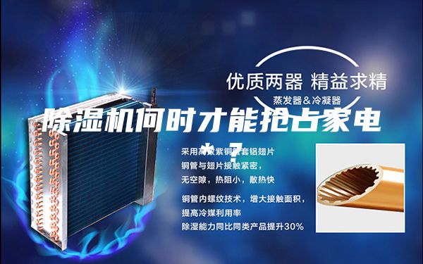 除湿机何时才能抢占家电＊？