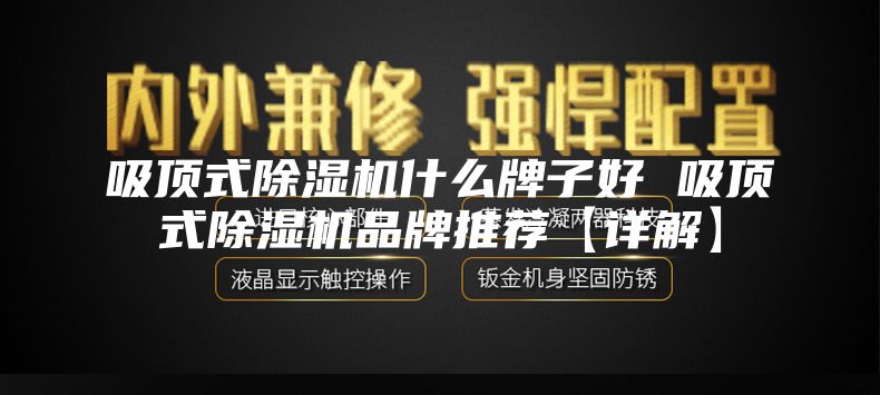 吸顶式除湿机什么牌子好 吸顶式除湿机品牌推荐【详解】