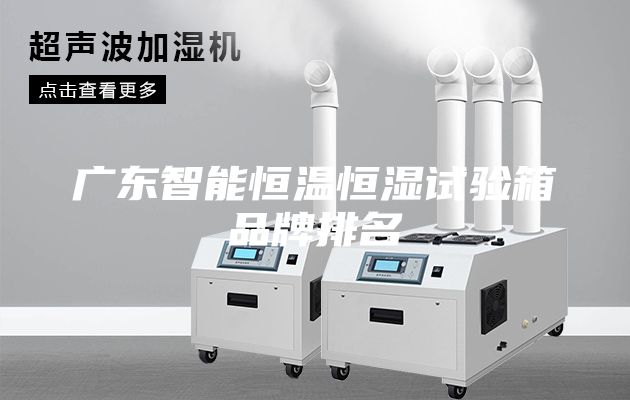 广东智能恒温恒湿试验箱品牌排名