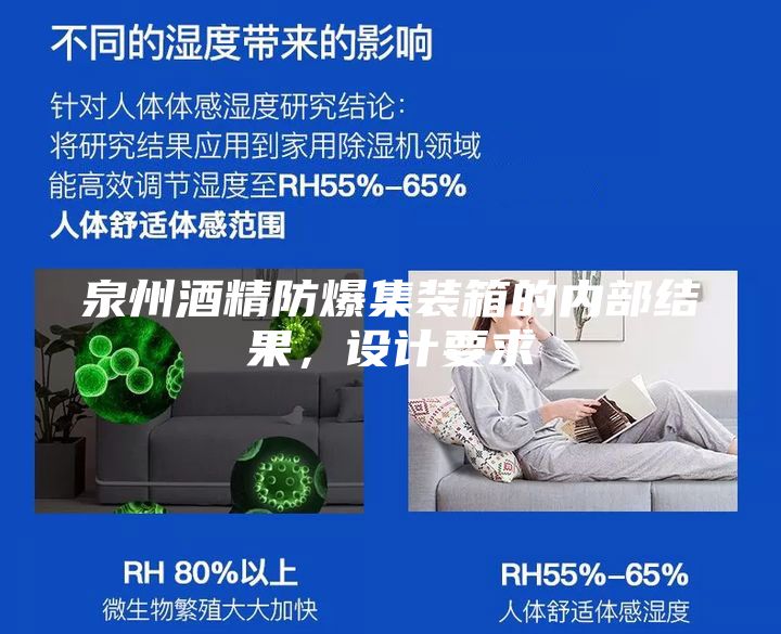 泉州酒精防爆集装箱的内部结果，设计要求