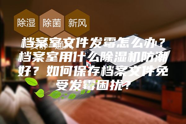 档案室文件发霉怎么办？档案室用什么除湿机防潮好？如何保存档案文件免受发霉困扰？