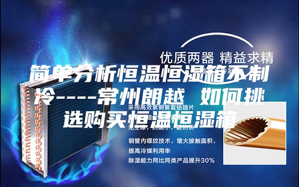 简单分析恒温恒湿箱不制冷----常州朗越 如何挑选购买恒温恒湿箱