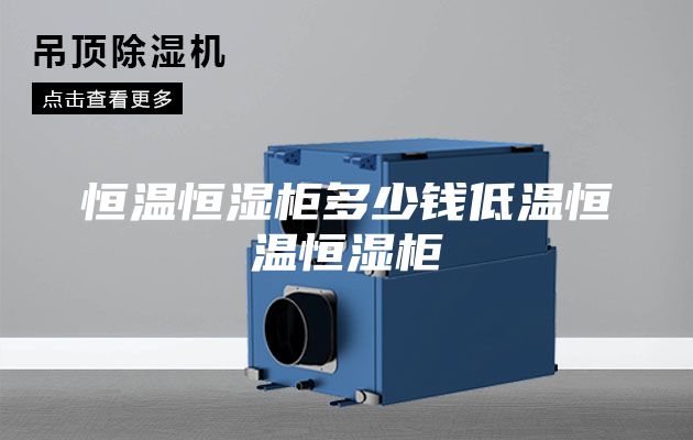 恒温恒湿柜多少钱低温恒温恒湿柜