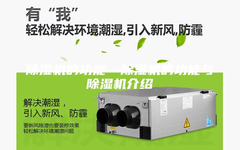 除湿机的功能—除湿机的功能与除湿机介绍