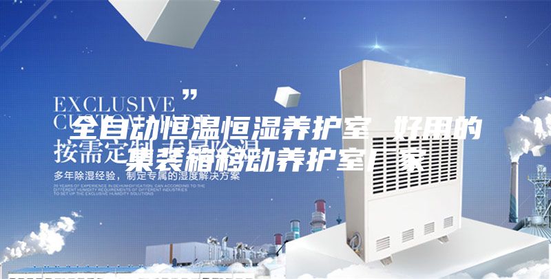 全自动恒温恒湿养护室 好用的集装箱移动养护室厂家