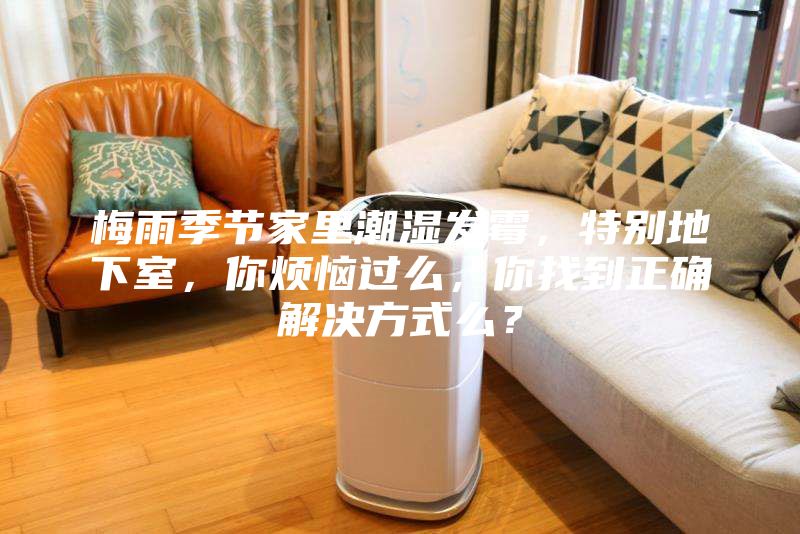 梅雨季节家里潮湿发霉，特别地下室，你烦恼过么，你找到正确解决方式么？