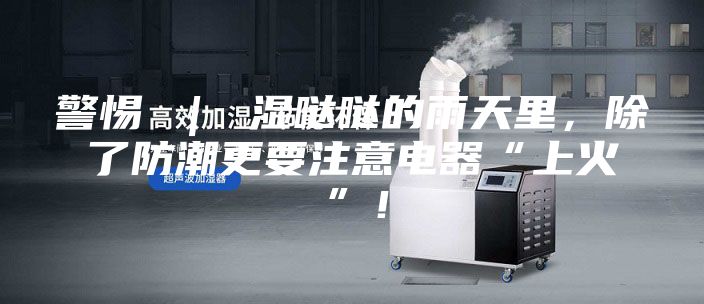 警惕 | 湿哒哒的雨天里,除了防潮更要注意电器“上火”!